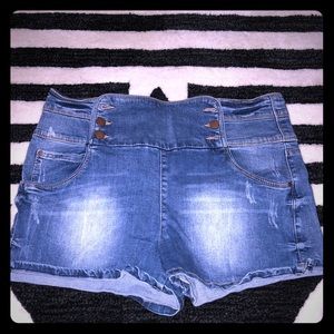 2B Bebe Jean shorts